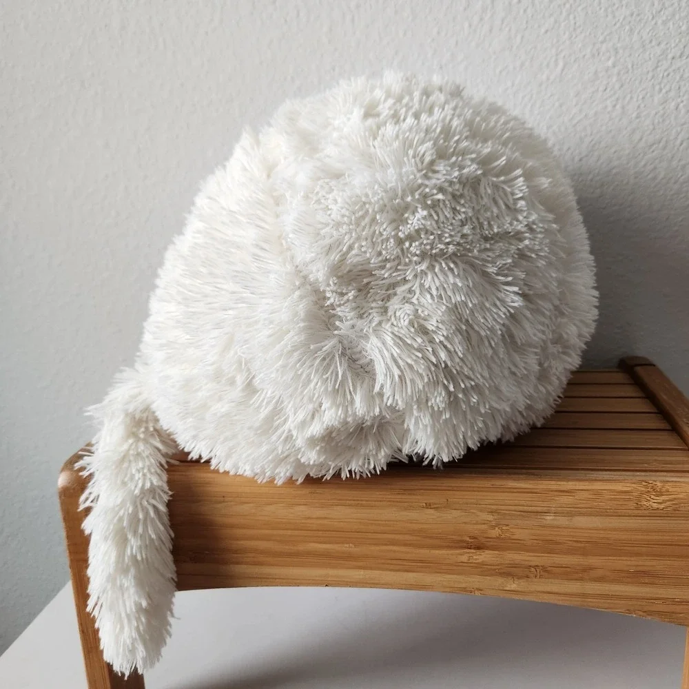 Hideaway Pets White Blue Eye Kitty‎ Persian Cat Plush Stuffed Animal Pillow 15in